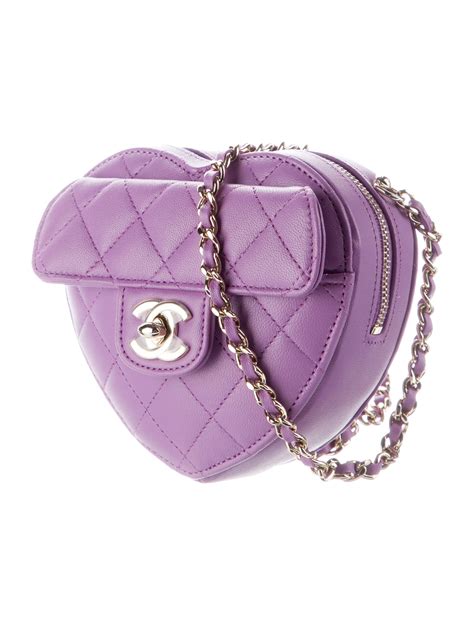 chanel mini heart bag.